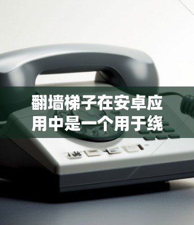 翻墙梯子在安卓应用中是一个用于绕过某些系统限制或防火墙的工具。它通常通过配置特定的参数或脚本来实现绕过访问权限、防火墙限制或特定功能。以下是一些详细的信息和步骤