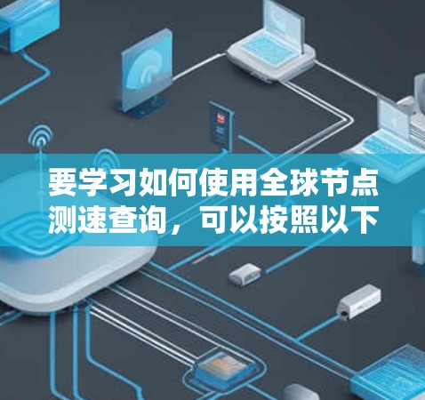 要学习如何使用全球节点测速查询，可以按照以下步骤进行