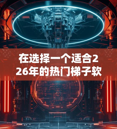 在选择一个适合226年的热门梯子软件时，考虑以下因素