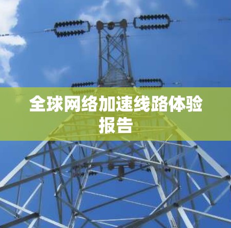 全球网络加速线路体验报告
