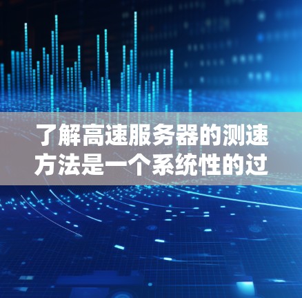 了解高速服务器的测速方法是一个系统性的过程，需要结合理论知识和实践操作来掌握。以下是对该过程的分步骤说明