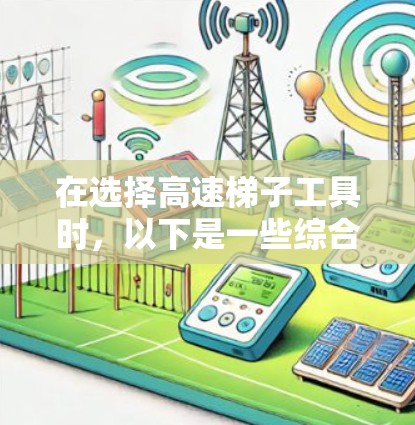在选择高速梯子工具时,以下是一些综合考虑的因素和推荐方案 在选择高速梯子工具时,以下是一些综合考虑的因素和推荐方案