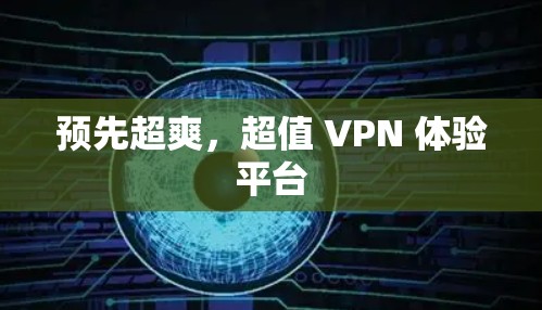 预先超爽，超值 VPN 体验平台