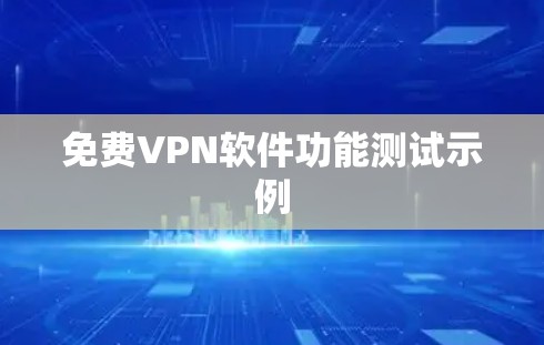 免费VPN软件功能测试示例