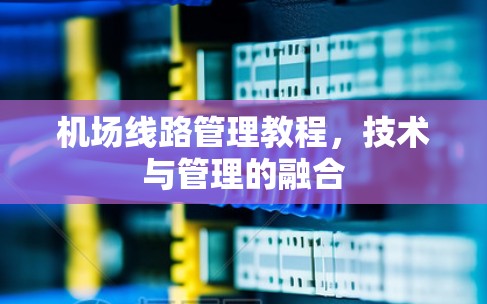 机场线路管理教程，技术与管理的融合