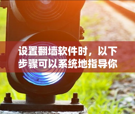 设置翻墙软件时，以下步骤可以系统地指导你