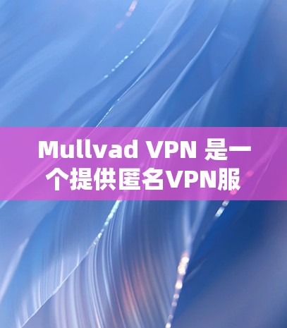 Mullvad VPN 是一个提供匿名VPN服务的公司，如果你想下载他们的客户端，可以按照以下步骤进行