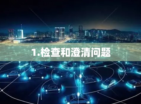 1.检查和澄清问题