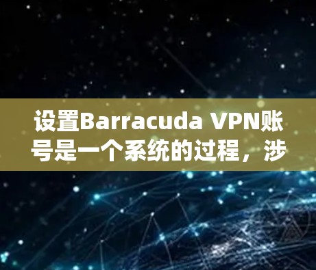 设置Barracuda VPN账号是一个系统的过程，涉及多个步骤和设置。以下是一个详细且结构化的指南，帮助您按照步骤进行设置和管理