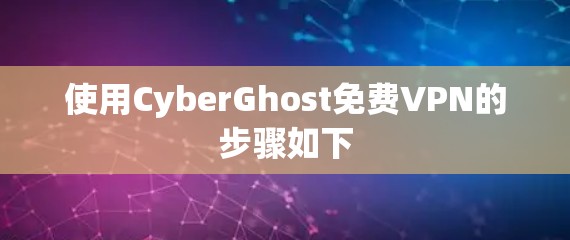 使用CyberGhost免费VPN的步骤如下