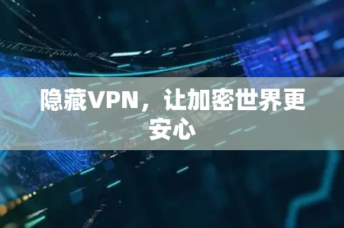 隐藏VPN，让加密世界更安心