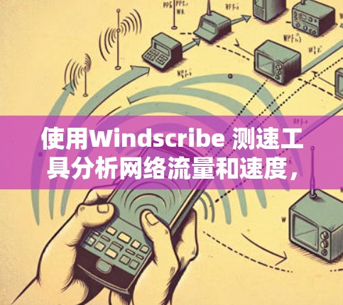 使用Windscribe 测速工具分析网络流量和速度，可以按照以下步骤进行