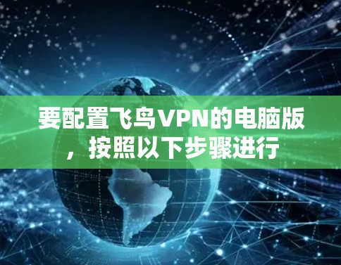 要配置飞鸟VPN的电脑版，按照以下步骤进行