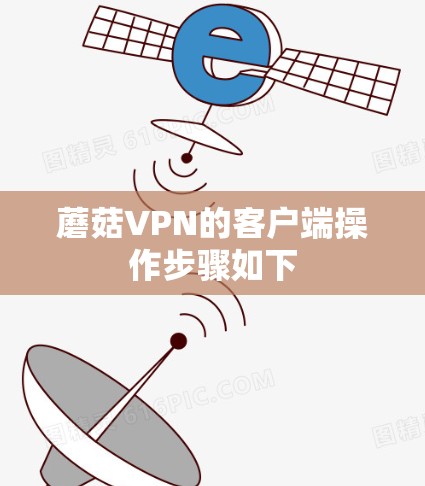 蘑菇VPN的客户端操作步骤如下