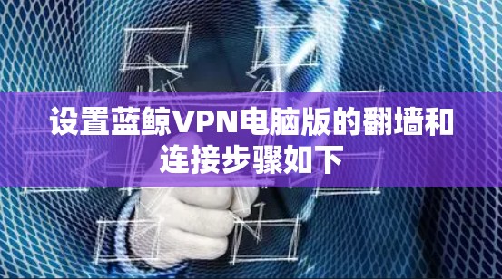 设置蓝鲸VPN电脑版的翻墙和连接步骤如下