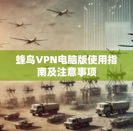 蜂鸟VPN电脑版使用指南及注意事项