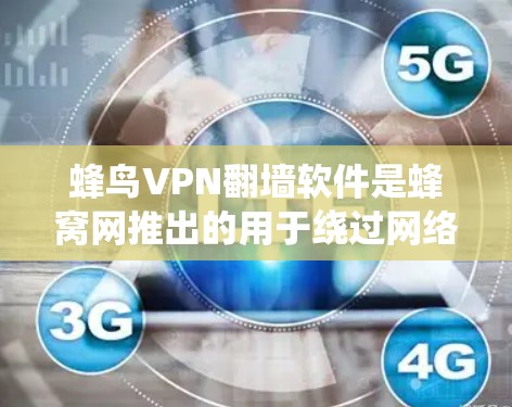 蜂鸟VPN翻墙软件是蜂窝网推出的用于绕过网络防火墙的软件，旨在实现用户访问外部网站或VPN服务。以下是对该软件的详细评测