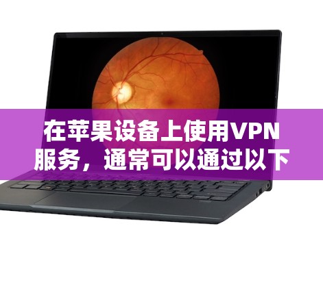在苹果设备上使用VPN服务，通常可以通过以下步骤进行安装和使用