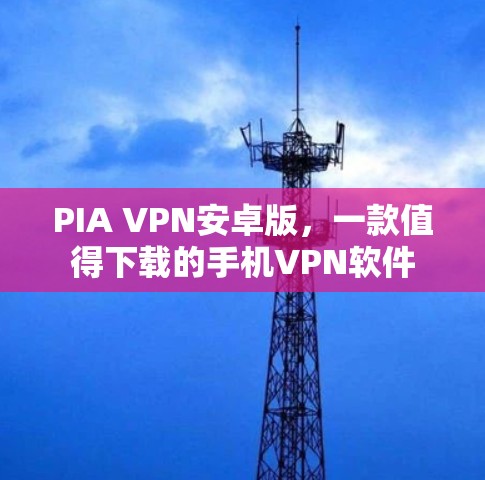 PIA VPN安卓版，一款值得下载的手机VPN软件