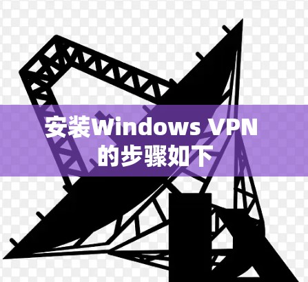 安装Windows VPN 的步骤如下