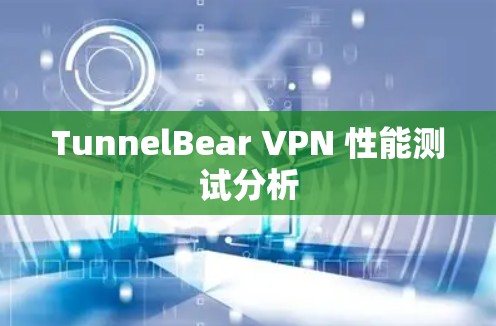TunnelBear VPN 性能测试分析