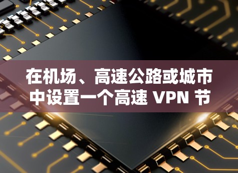 在机场、高速公路或城市中设置一个高速 VPN 节点，旨在快速连接到互联网并确保数据的安全性。以下是建立一个高效 VPN 节点的方案
