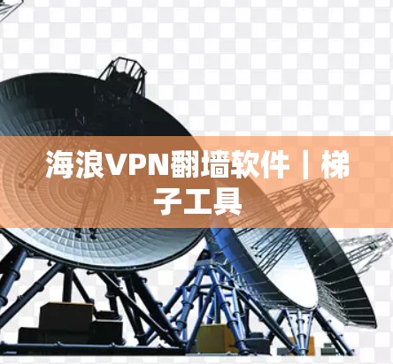 海浪VPN翻墙软件｜梯子工具