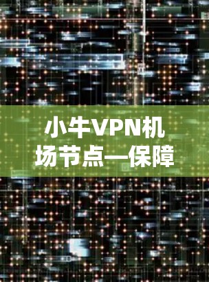 小牛VPN机场节点—保障网络安全的高效解决方案