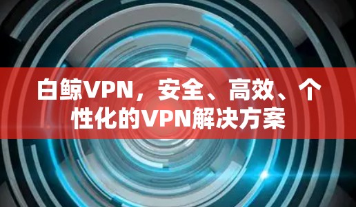白鲸VPN，安全、高效、个性化的VPN解决方案