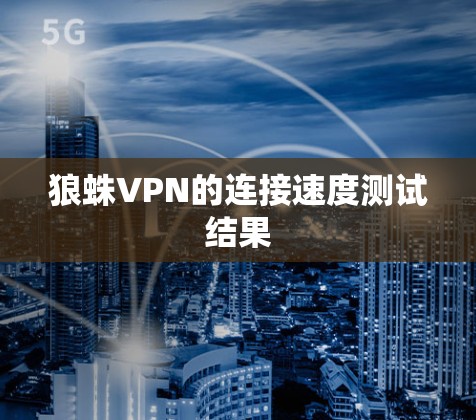 狼蛛VPN的连接速度测试结果