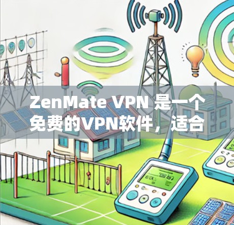 ZenMate VPN 是一个免费的VPN软件，适合普通用户使用。以下是使用 instructions