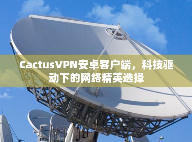 CactusVPN安卓客户端，科技驱动下的网络精英选择