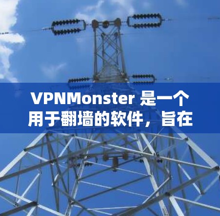 VPNMonster 是一个用于翻墙的软件，旨在帮助用户删除国内互联网流量，方便访问本地网络。以下是关于VPNMonster的一些详细信息