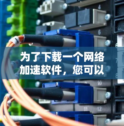 为了下载一个网络加速软件，您可以按照以下步骤进行