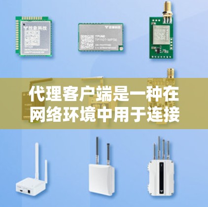 代理客户端是一种在网络环境中用于连接客户端与服务器之间的服务，旨在提高用户体验和数据传输效率。以下是对代理客户端的详细介绍