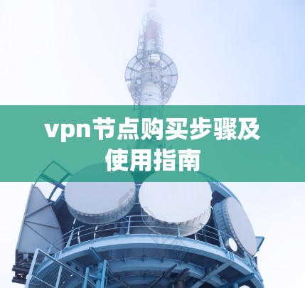 vpn节点购买步骤及使用指南