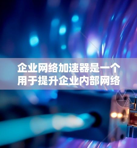 企业网络加速器是一个用于提升企业内部网络性能的工具，广泛应用于企业内部数据传输和网络优化。以下是对其功能、使用场景、软件支持、市场情况、价格、维护和使用流程的详细分析