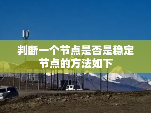 判断一个节点是否是稳定节点的方法如下