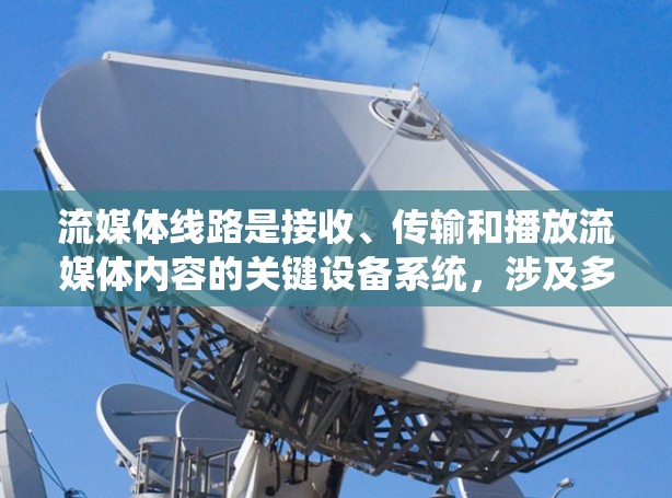 流媒体线路是接收、传输和播放流媒体内容的关键设备系统，涉及多个部分和功能。以下是对流媒体线路的详细分析和解决方案