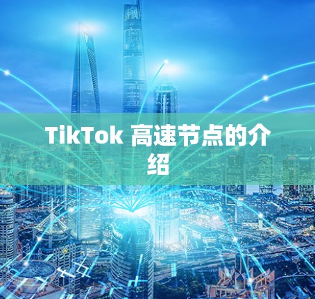 TikTok 高速节点的介绍