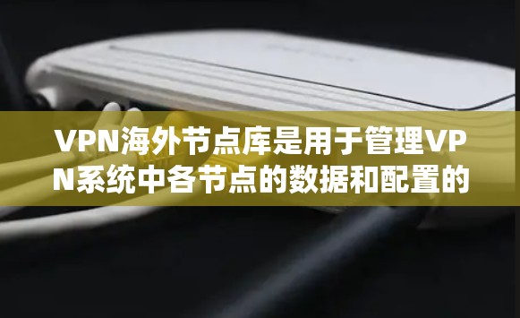 VPN海外节点库是用于管理VPN系统中各节点的数据和配置的数据库，旨在保障数据安全和隐私。以下是其详细介绍