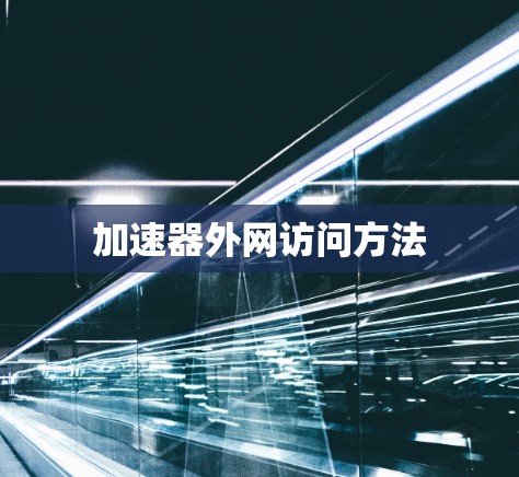 加速器外网访问方法