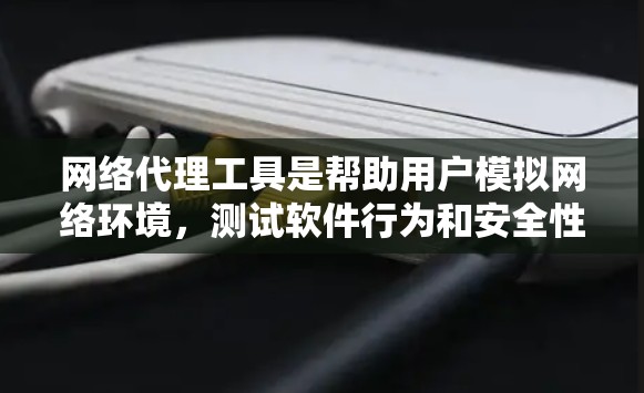 网络代理工具是帮助用户模拟网络环境，测试软件行为和安全性的工具，主要包括以下几个大类，每个类下提供具体推荐