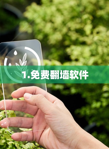 1.免费翻墙软件