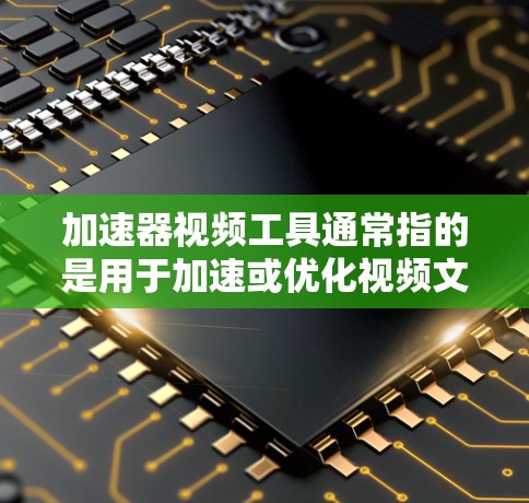 加速器视频工具通常指的是用于加速或优化视频文件处理的工具。这些工具可以帮助用户快速处理和编辑视频文件，节省时间并提高效率。以下是一些常见的视频加速工具