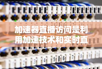 加速器直播访问是利用加速技术和实时直播或下载功能，帮助用户更快完成下载或观看任务的一种方式。以下是关于加速器直播访问的详细说明