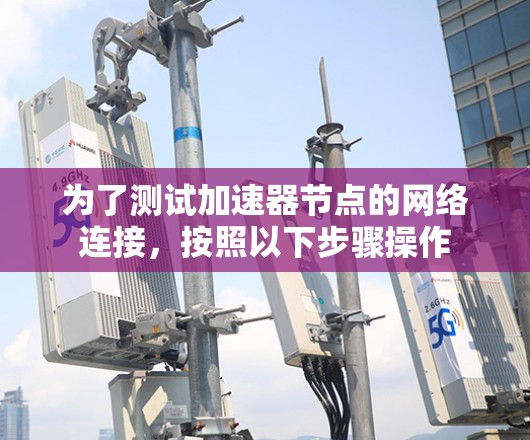 为了测试加速器节点的网络连接，按照以下步骤操作