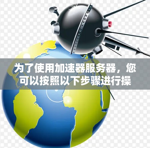 为了使用加速器服务器，您可以按照以下步骤进行操作