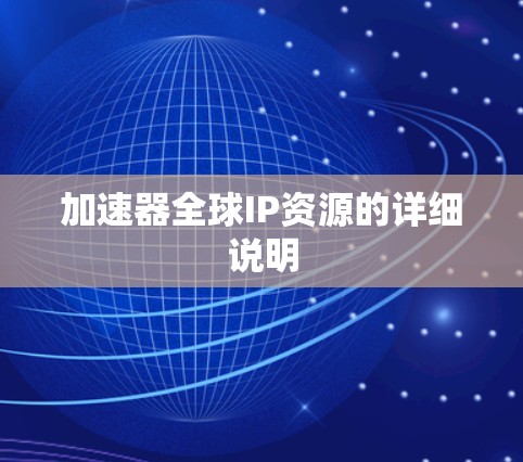 加速器全球IP资源的详细说明