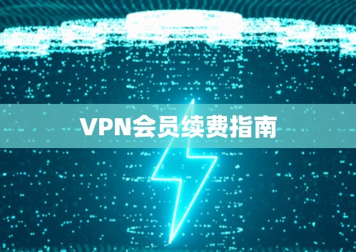 VPN会员续费指南